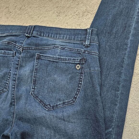 NWT Democracy | "Ab"solution Booty Lift Jegging Dark Indigo Jeans, Womens 14 - Picture 3 of 5